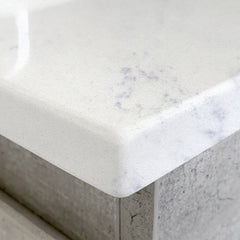 Fienza 900mm Reba Semi Inset Bianca Amato Double Draw Kickboard Vanity