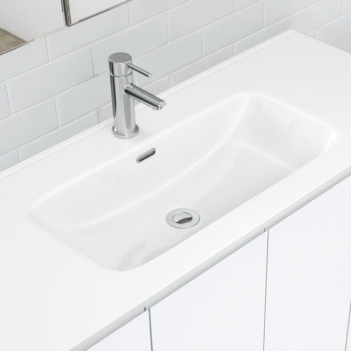 Fienza 750mm Joli Wall Hung Vanity - Satin Black