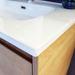 Fienza 900mm Joli Amato Double Draw Kickboard Vanity - Scandi Oak