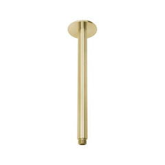 Phoenix Vivid 450mm Round Shower Ceiling Arm Brushed Gold