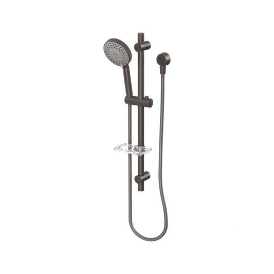 Phoenix Vivid Shower Rail Brushed Carbon