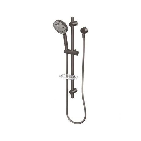 Phoenix Vivid Shower Rail Brushed Carbon