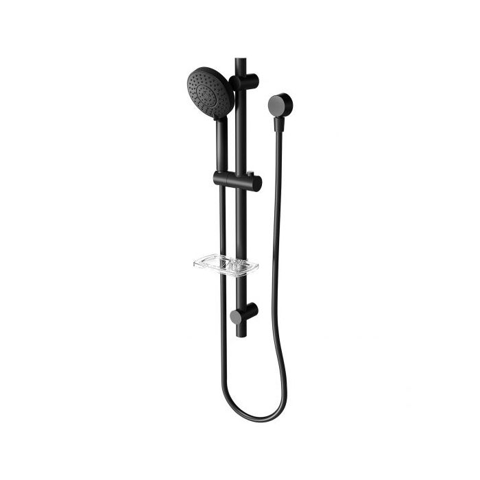 Phoenix Vivid Shower Rail Matte Black