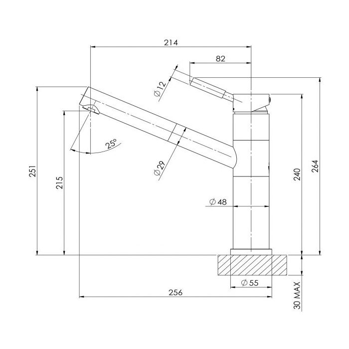 Phoenix Vivid Premium Pullout Sink Mixer