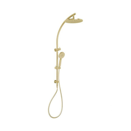 Phoenix Vivid Two In One Twin Shower Bruhed Gold