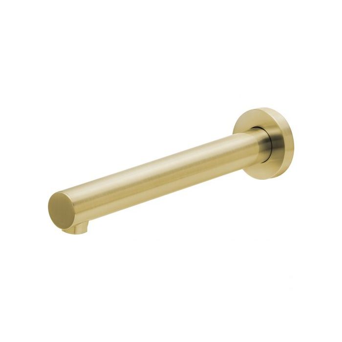 Phoenix Vivid Wall Bath Outlet 200mm Brushed Gold