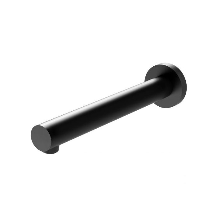 Phoenix Vivid Wall Bath Outlet 200mm Matte Black