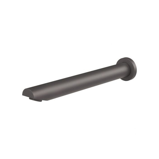 Phoenix Vivid 32 x 300mm Angled Wall Bath Outlet Brushed Carbon