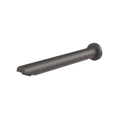 Phoenix Vivid 32 x 300mm Angled Wall Bath Outlet Brushed Carbon