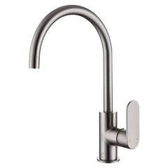 Inspire Vetto Gooseneck Sink Mixer Brushed Nickel