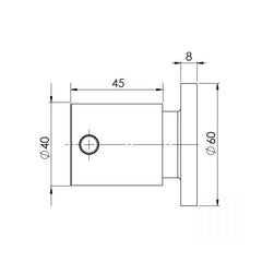 Phoenix Vivid Pin Lever Wall Top Assemblies Extended Spindles