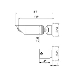 Phoenix Vivid Pin Lever Shower Set Extended Spindles