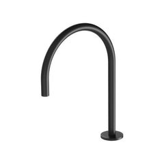 Phoenix Vivid Slimline 220mm Gooseneck Hob Sink Outlet Matte Black