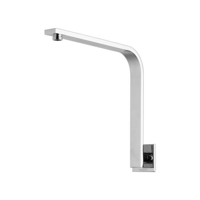 Phoenix Vivid Slimline High Rise Shower Arm Square Plate
