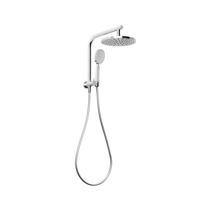 Phoenix Vivid Slimline Compact Twin Shower Chrome