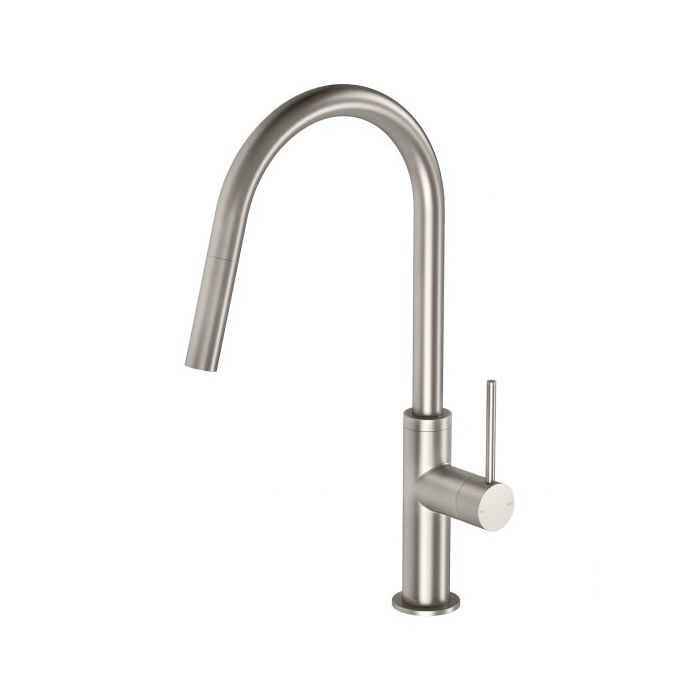 Phoenix Vivid Slimline Pullout Sink Mixer Brushed Nickel