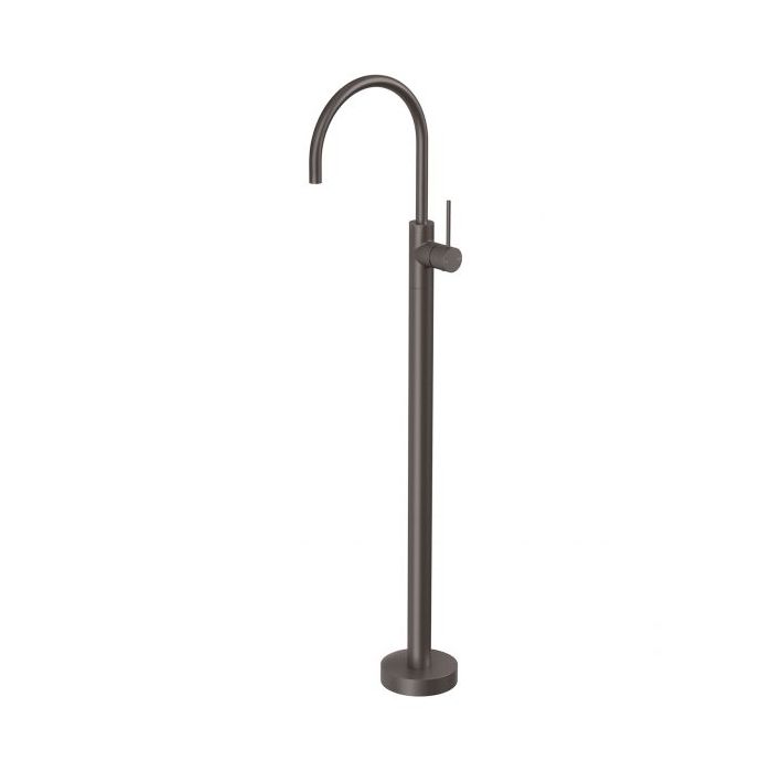 Phoenix Vivid Slimline Floor Mounted Bath Mixer Brushed Carbon