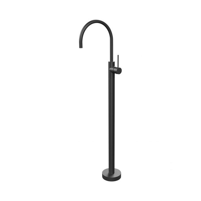 Phoenix Vivid Slimline Floor Mounted Bath Mixer Matte Black