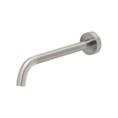Phoenix Vivid Slimline 230mm Curved Basin Wall Outlet Brushed Nickel