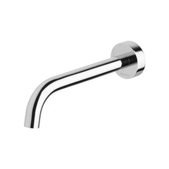 Phoenix Vivid Slimline 180mm Curved Bath Wall Out Chrome