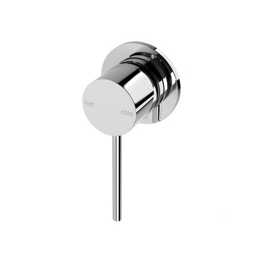Phoenix Vivid Slimline Shower / Bath Mixer 60mm Back Plate Chrome