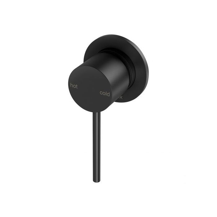 Phoenix Vivid Slimline Shower / Bath Mixer 60mm Back Plate Matte Black