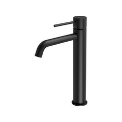 Phoenix Vivid Slimline Curved Vessel Basin Mixer Matte Black