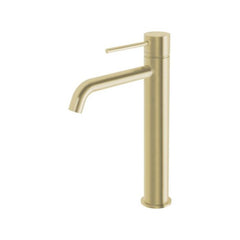 Phoenix Vivid Slimline Curved Vessel Basin Mixer Brushed Gold