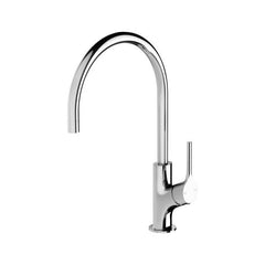 Phoenix Vivid Slimline Oval 220mm Gooseneck Sink Mixer Chrome