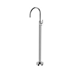 Phoenix Vivid Slimline Oval Floor Mounted Bath Mixer Filler Chrome
