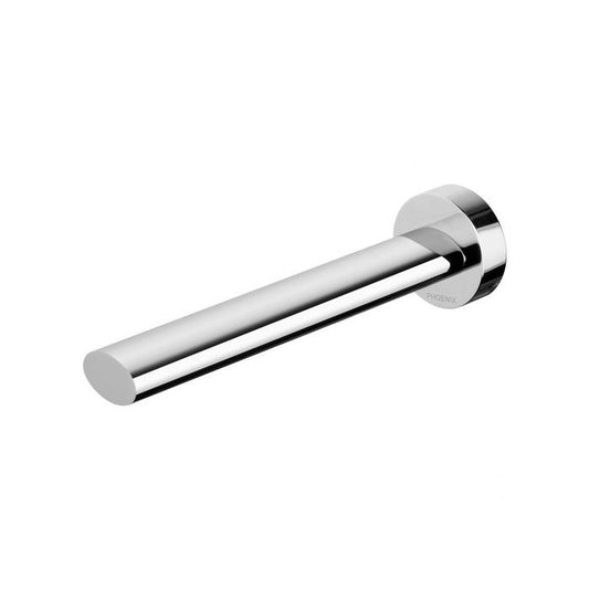 Phoenix Vivid Slimline Oval 180mm Wall Bath Outlet Chrome