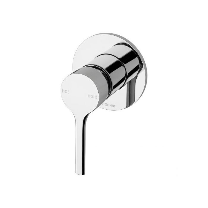 Phoenix Vivid Slimline Oval Shower / Bath Mixer Chrome