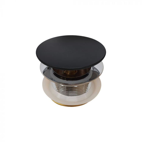 Fienza 40mm Pop Up Stone Bath Waste No Overflow - Matte Black
