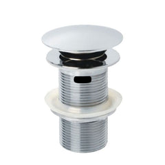 Fienza 32mm Metal Cap Pop Up Plug and Waste Overflow - Chrome