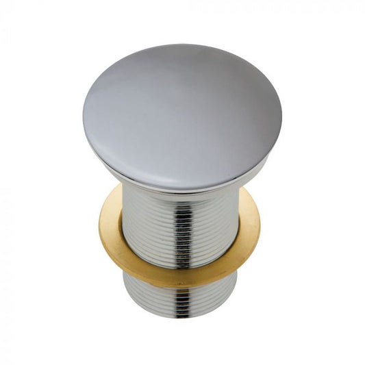 Fienza 32mm Ceramic Cap Pop Up Plug and Waste No Overflow - Light Grey