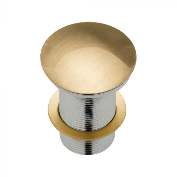 Fienza 32mm Metal Cap Pop Up Plug and Waste No Overflow - Urban Brass