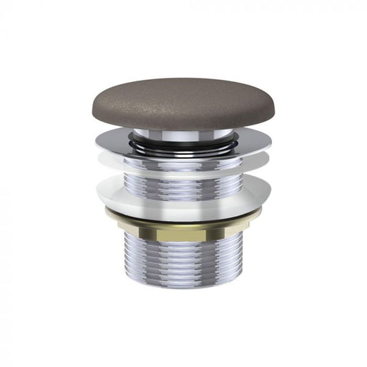 Fienza 40mm Pop Up / Pull Out Bath Plug and Waste No Overflow - Concrete