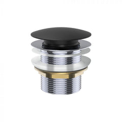 Fienza 40mm Pop Up / Pull Out Bath Plug and Waste No Overflow - Matte Black