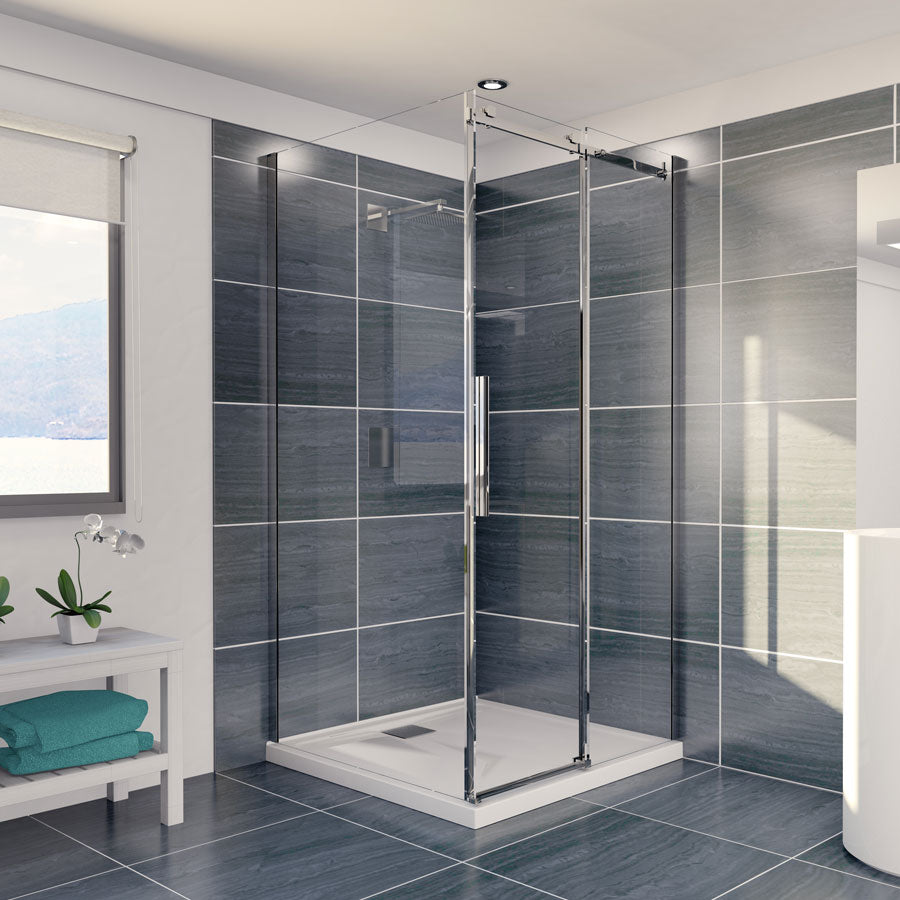 Avalon 1200 Frameless Sliding Shower Screen